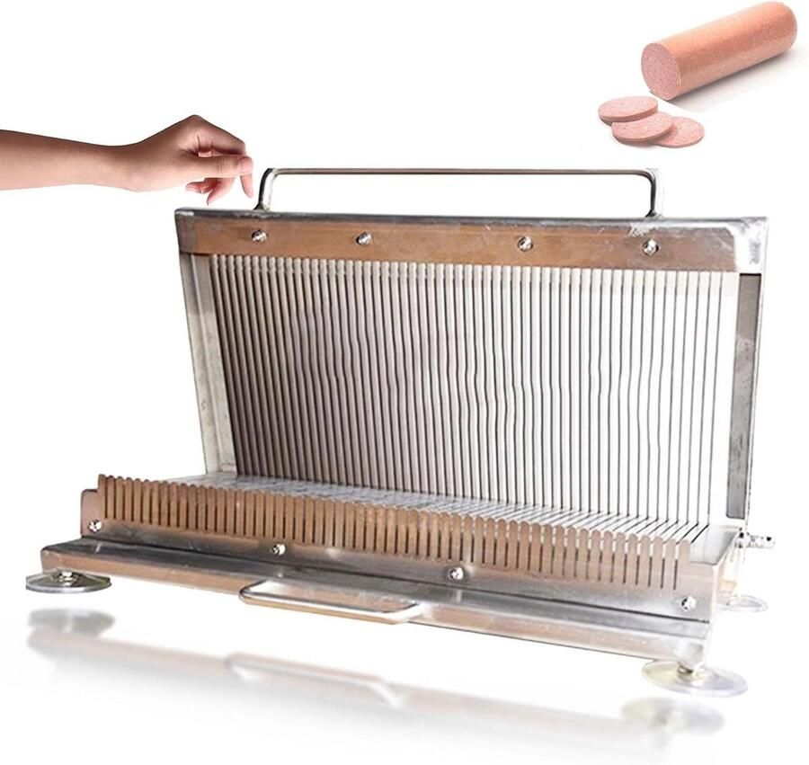 Sushi Snijder Roll Slicer Sushi Maken Roestvrij Staal 11mm Mesafstand Zilver