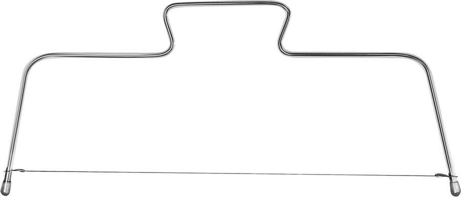 Taartbodem Snijder Taartverdeler Taarten Bakken Inclusief 2 Snijdraden 34 cm Zilver