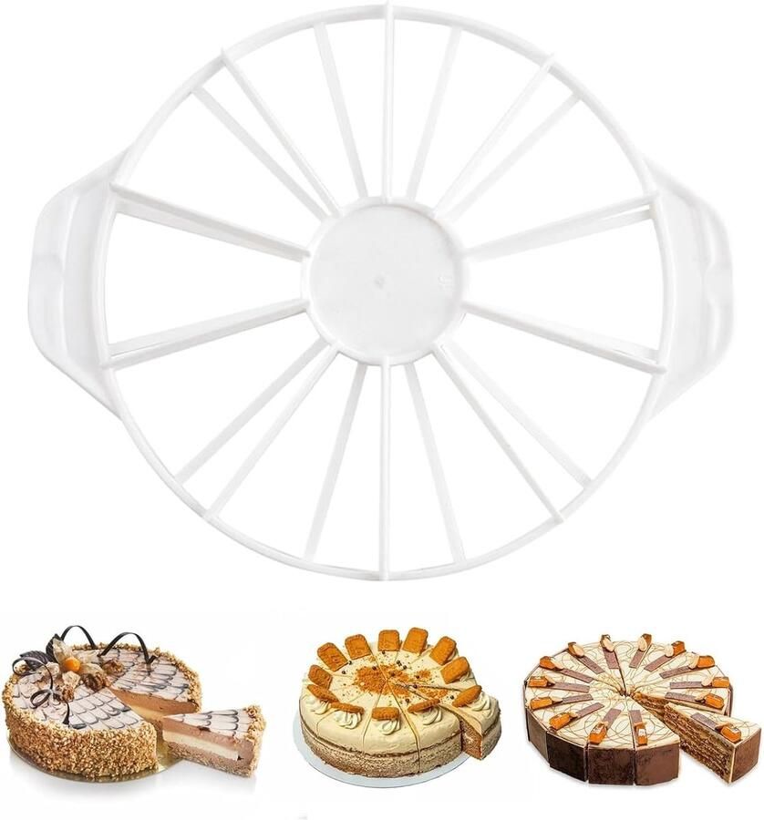 Taartsnijder Machine Dessert Verdeel Gelijke Porties Verstelbare Snijder 32.5cm Lengte 10 12