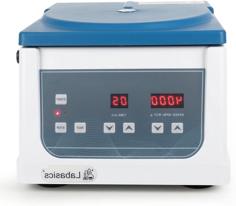 Tafelcentrifuge Laboratorium centrifuge Monsters scheiden Digitale microcomputer controle 10ml x 12 rotor Wit