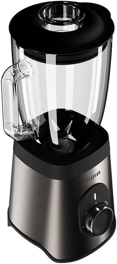 Tafelmixer Blender Keukenmachine Smoothies en Sauzen Maken Krachtige 1500W Motor 15 Liter Kan Zwart