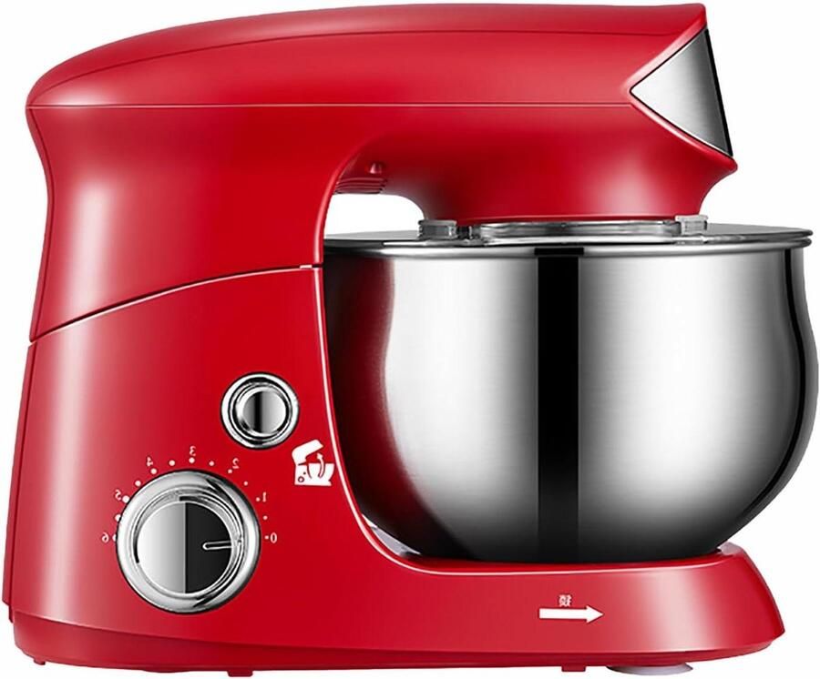 Tafelmixer Keukenmixer Bakmixer Bakken en Koken 6 Snelheden 35 Liter Wit