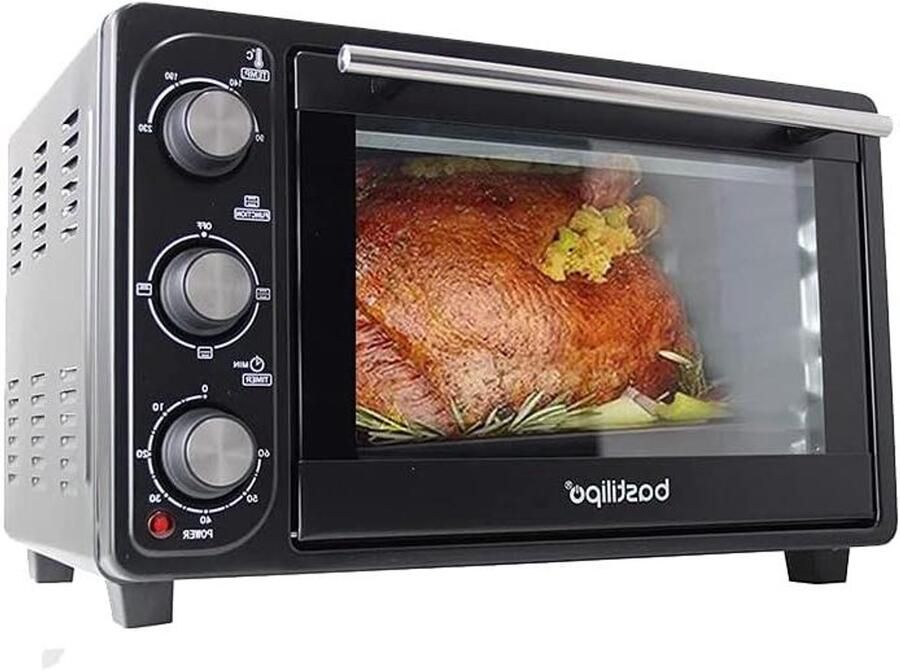 Tafeloven Kleine oven Snel bakken Met convectie 23 liter Zwart