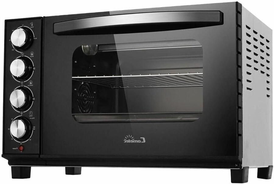 Tafeloven Minioven Convectieoven Koken Bakken Roestvrij Staal 38 Liter Zilver