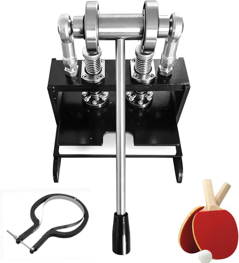 Tafeltennisracket bekledingssnijset lederen stansmachine handmatige lederen snijmachine met dubbele rollagers en 8 ShopVlot