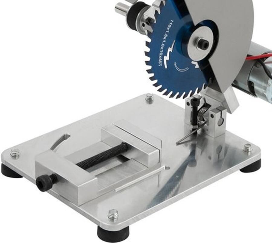 Tafelzaag Mini 96W Vermogen 4 Inch Zaagblad Aluminiumlegering Voor Hout En Metaal