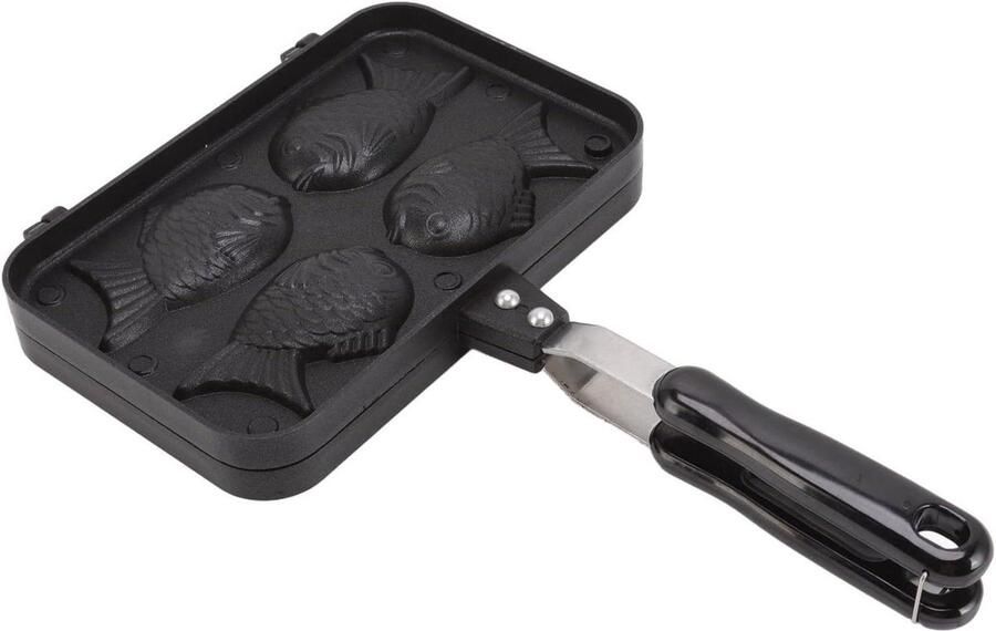 Taiyaki Vis Vorm Wafel Taart Maker Thuis DIY Koken Anti-broei Handvat 22.5 x 36.5 cm