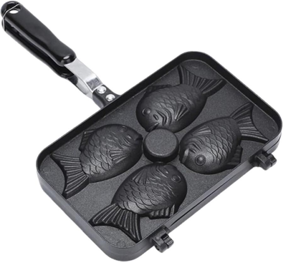 Elektrische Wafelpan Cake Maker Dubbelzijdig Bakken Gelijkmatige Warmte 37.5x24x4 cm Veelkleurig
