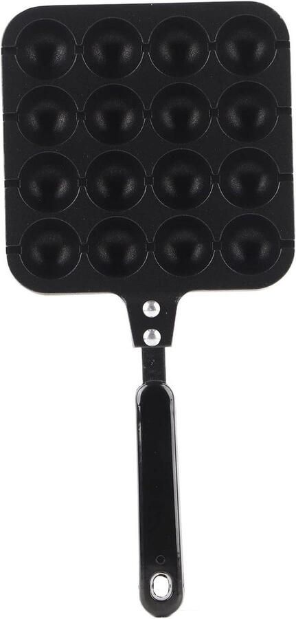 Takoyaki Grill Pan Octopus Ballen Pan Snacks Maken 16 Gaten Antiaanbaklaag 325 x 155 cm Rood