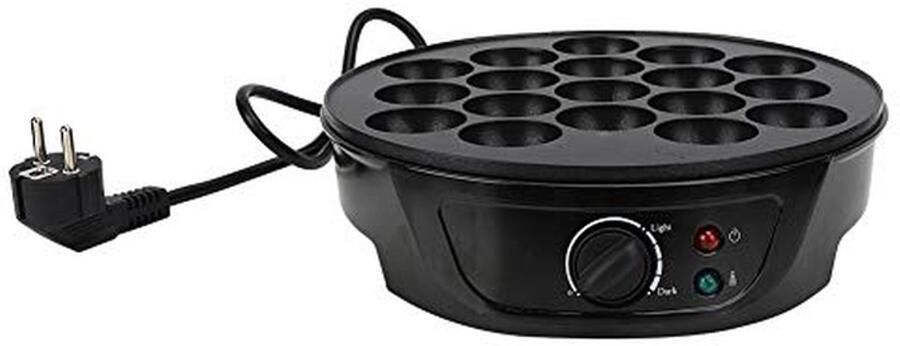 Takoyaki Machine Octopus Ball Maker Snacks Maken 18 Roster 4 cm Opening Zwart
