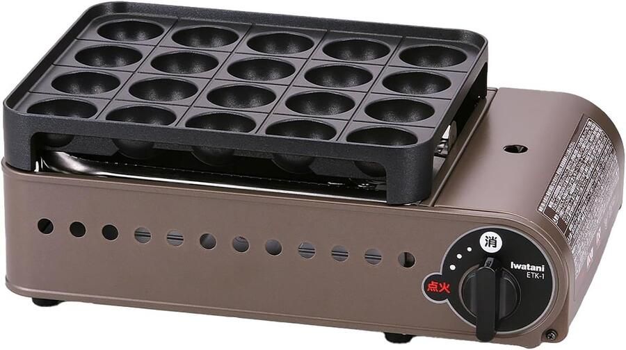 Takoyaki Maker Iwatani Super Entako Compact formaat Aluminium plaat Perfect voor Japanse snacks ShopVlot