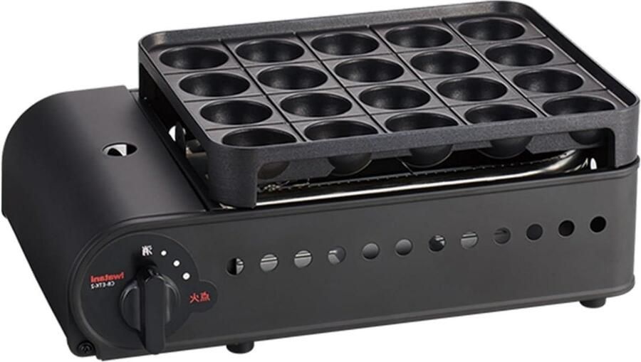 Takoyaki Maker Snack Maker Japanse Snacks Maken U-vormige Brander 23 x 36 x 14 cm
