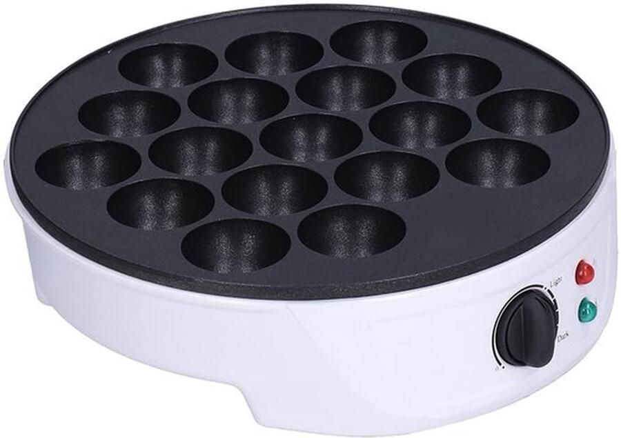 Takoyaki Octopus Maker 750 W antiaanbaklaag 18 gaten dubbelzijdig verwarmingselement keuken elektrische machine voor het maken van Japanse Takoyaki Octopusballetjes