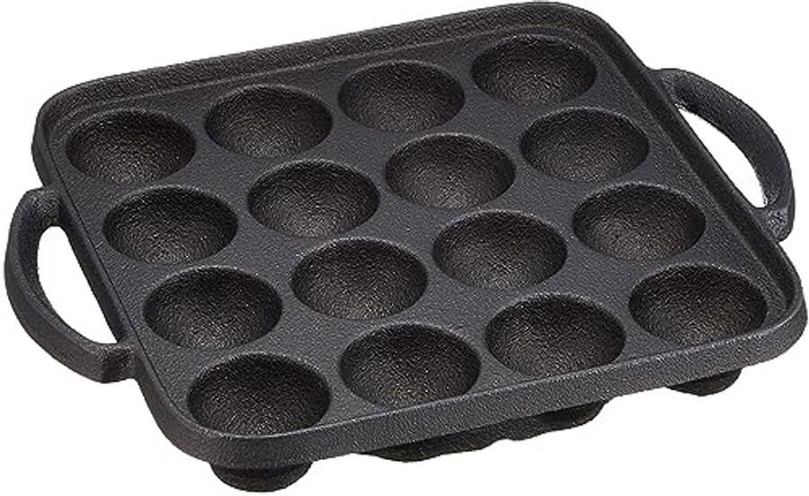 Takoyaki Pan Gietijzeren Pan voor Japans Octopus Ballen Maken 16 Vormen