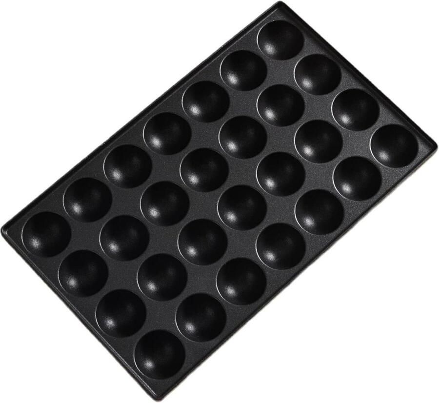 Takoyaki Pan Octopus Ball Maker Snacks Maken 28 Gaten Anti-aanbak 28 x 13 Inch Zwart