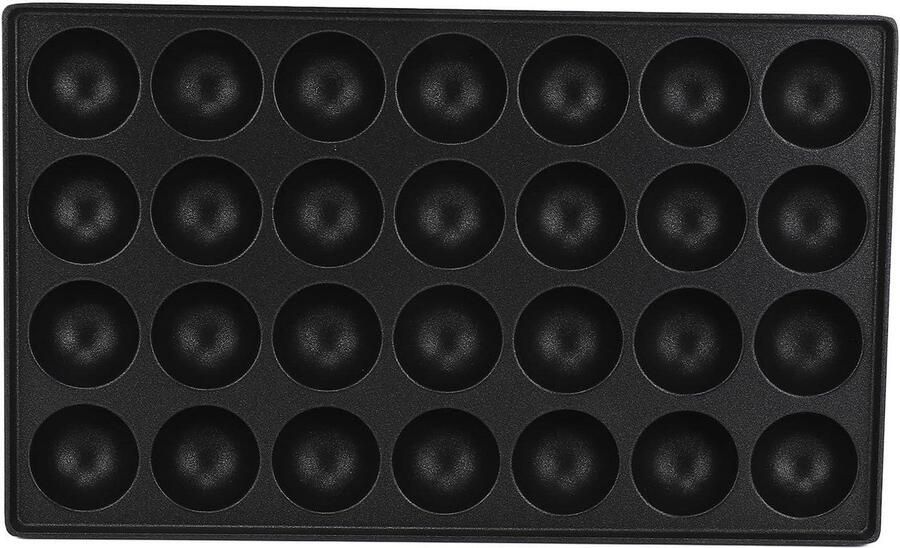 Takoyaki Pan Octopus Ball Pan Japanse Snacks Maken Anti-aanbaklaag 37D x 24B x 5H cm Grijs