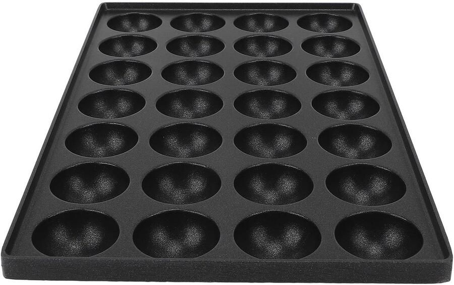 Takoyaki Pan Snack Maker Japanse Snacks Maken 28 Gaten 33x20 cm Zwart