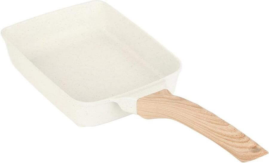 Tamagoyaki Omeletpan Japanse Koekenpan Ontbijt Bereiden Olievrij Koken Niet gespecificeerd Zwart