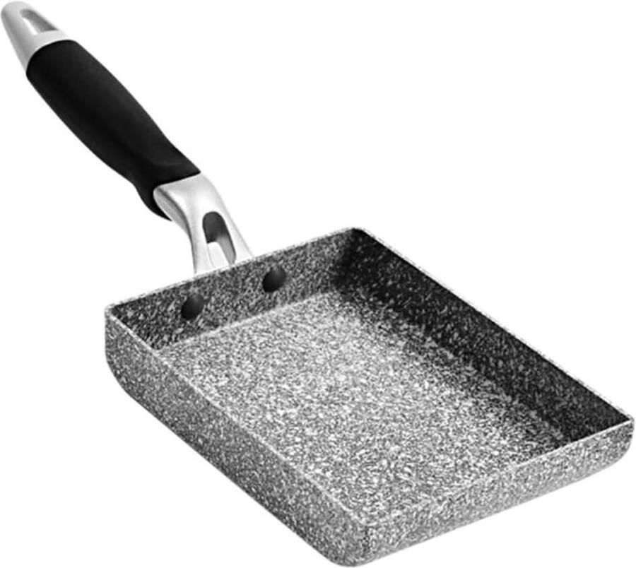 Tamagoyaki Pan Omelet Pan Ontbijt Maken Maifanite Antiaanbaklaag 37x13cm Multi