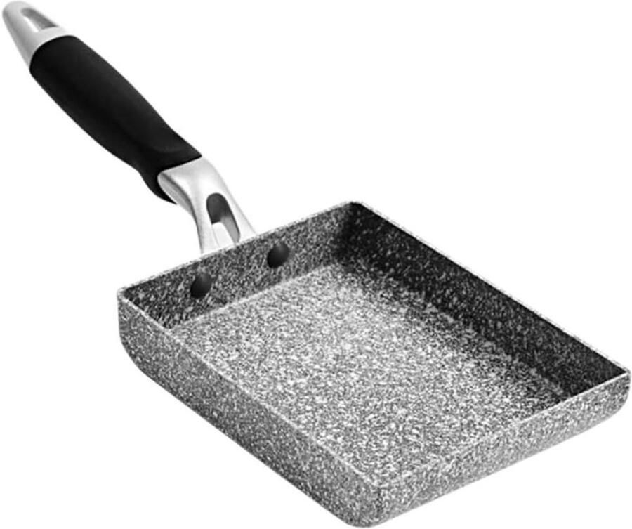 Tamagoyaki Pan Omeletpan Rechthoekig Eieren Bakken Maifanite Antiaanbaklaag 37x13 cm Multi