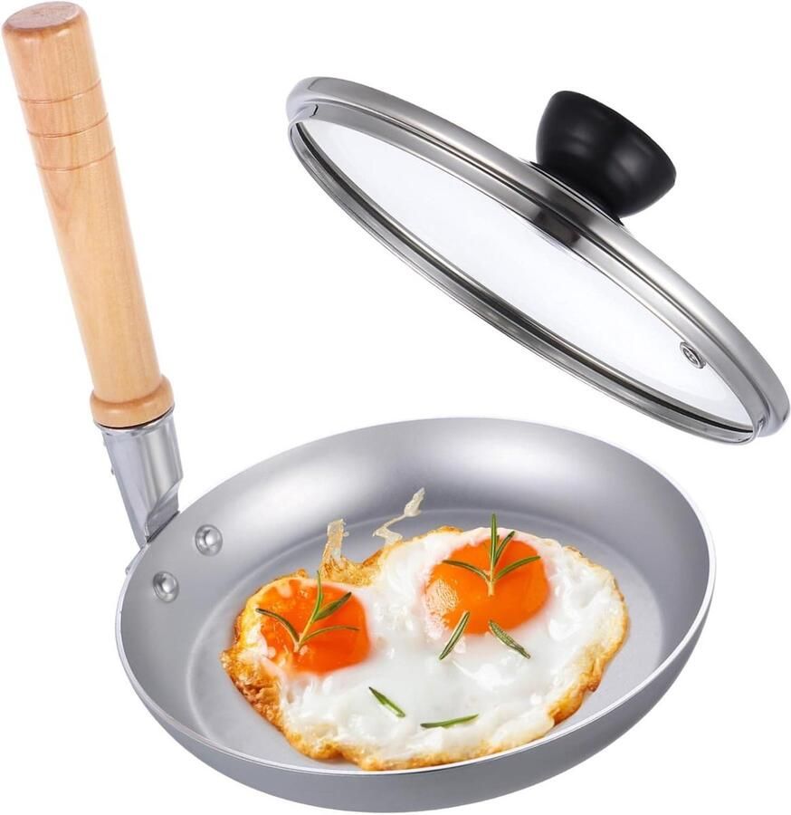 Tamagoyaki Pan Oyakodon Pan Japanse Gerechten Maken Verticale Handgreep 18.6 cm Zwart