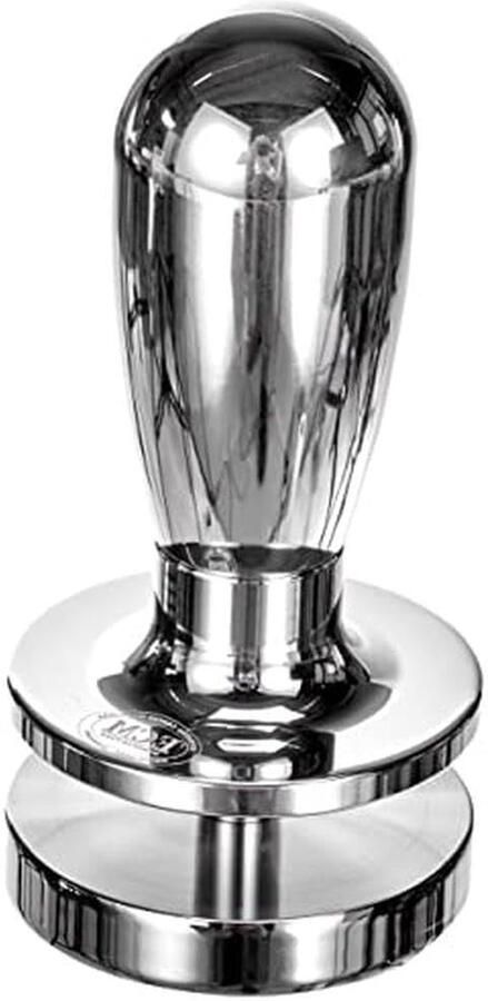 Tamper Drukregulerend Koffie Tamper Espresso Bereiden Instelbare Druk 142 cm Zilver