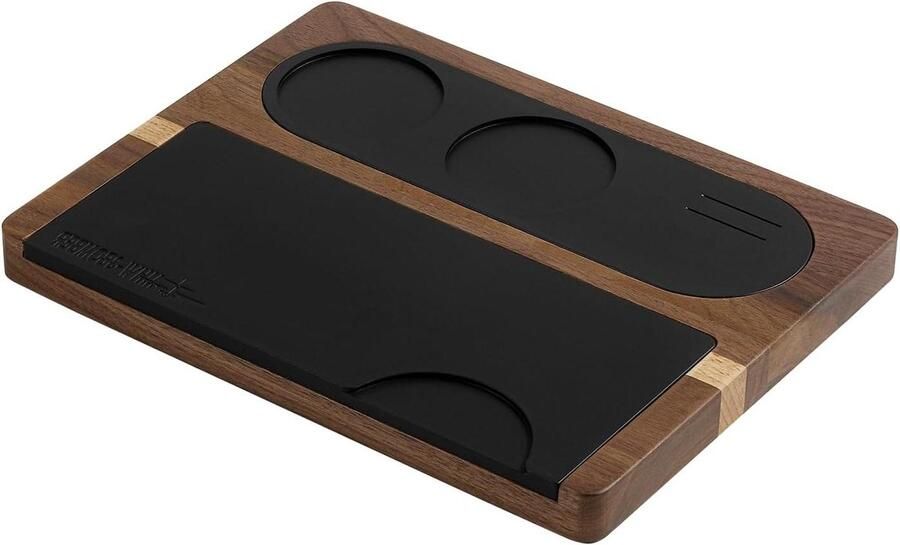 Tampermat Hout Koffie Accessoire Espresso Bereiding Universele Openingen 51 54 58 mm Bruin