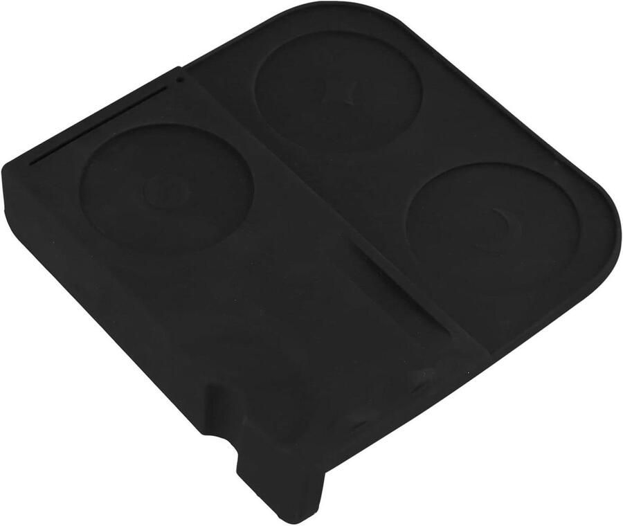 Tampermat Koffie Barista Mat Espresso Bereiden Voedselveilig Siliconen 26 x 19 cm Zwart