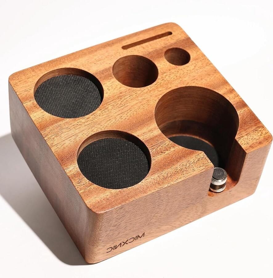 Tamperstation Koffie Accessoire Espresso Bereiden Stabiele Ondergrond 58mm Zwart