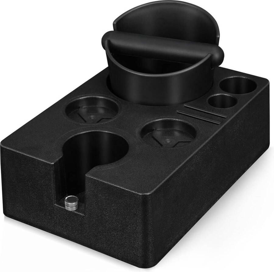 Tamperstation met Afklopbak 51-54mm Barista accessoires Espresso Tamperstation In hoogte verstelbaar Koffie Knock Box Knock Box