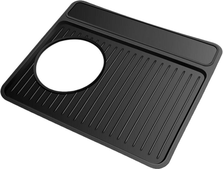 Tampmat Espresso accessoire Koffie bereiden Antislip oppervlak 235 x 280 mm Multicolor