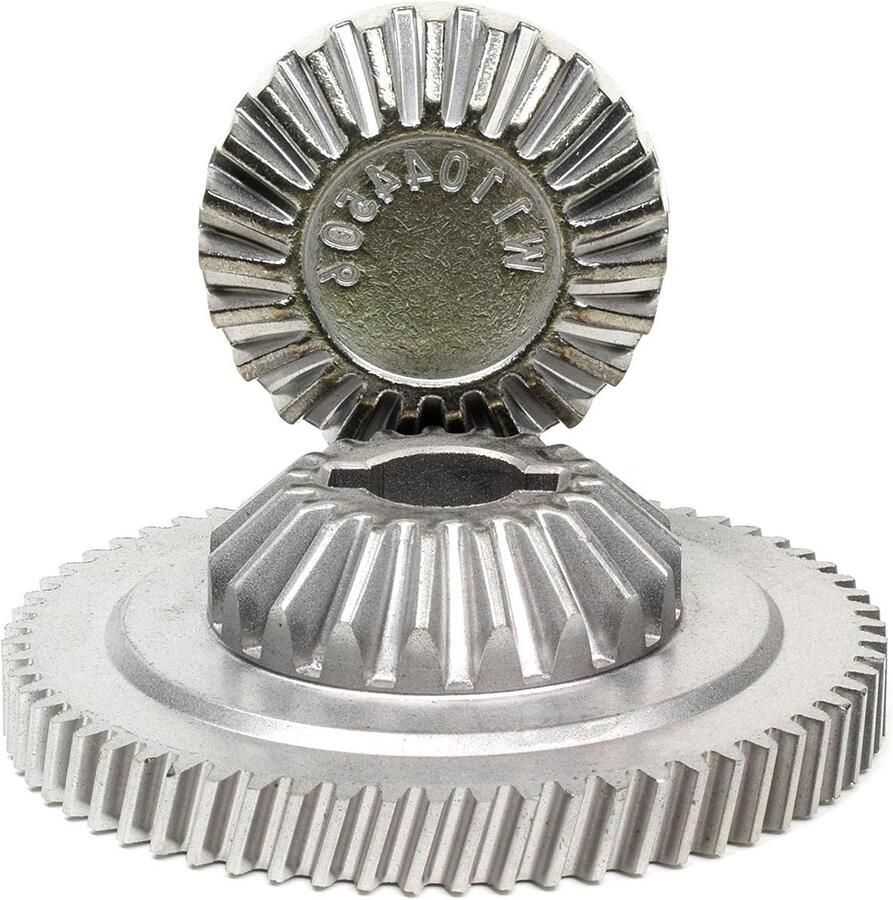 Tandwielset Keukenmachine Reparatieset Mixer Keukenmachine Repareren Inclusief Dubbele Tandwielen 23 Tanden Grijs