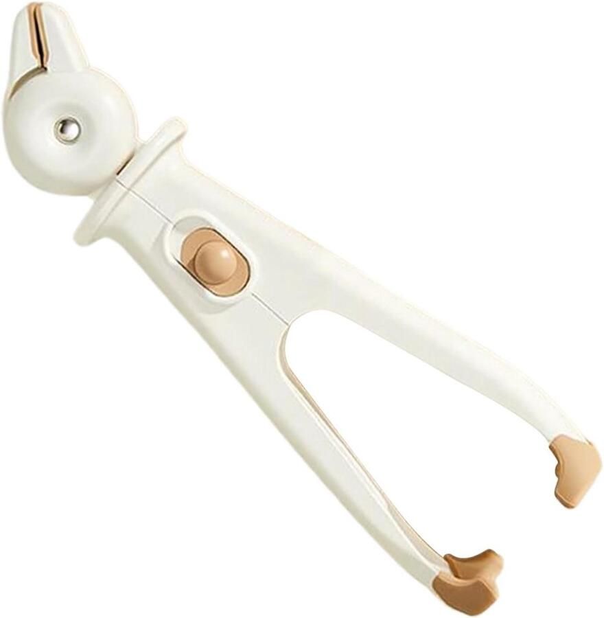 Tang voor borden Komhouder warm Hete gerechten pakken Antislip siliconen 24 cm Wit