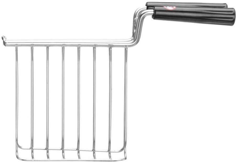 Tang voor broodrooster Keukentang Tosti Eten Bereiden Geïsoleerde Handgrepen 32 cm Zwart
