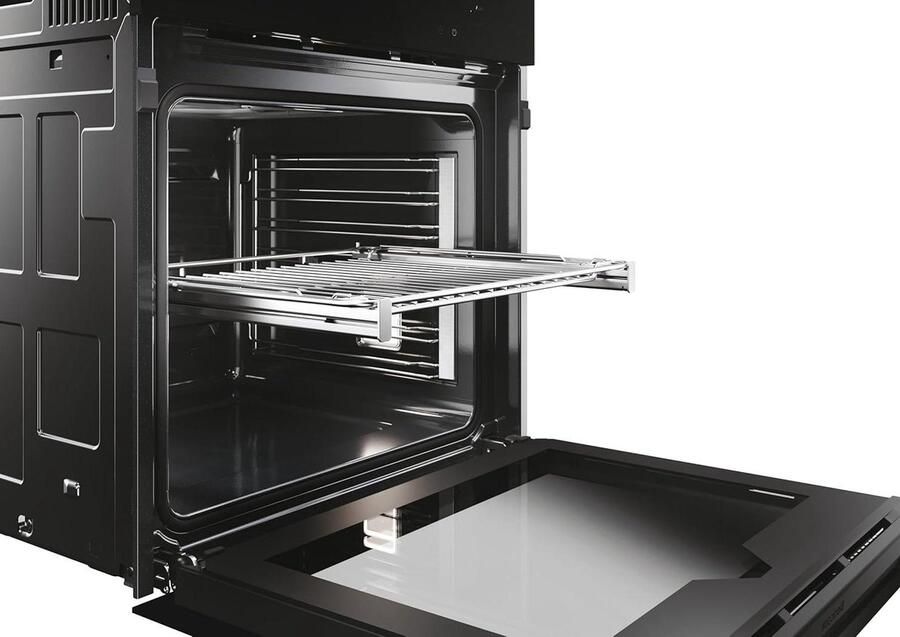 Telescopische Ovenrails Uitschuifbare Ovengeleiders Veilig Koken Volledige Uitschuifbaarheid 11 cm Bedieningspaneel Zwart