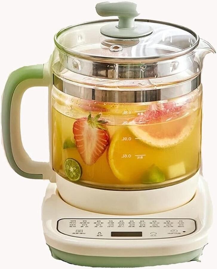 Temperatuur Waterkoker Glazen Ketel Thee Zetten Instelbare Temperatuur 1.5 Liter Transparant