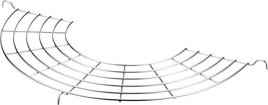 Tempura Grill Frituurmand Lekker Frituren Roestvrij Staal 39 x 19 cm Zilver