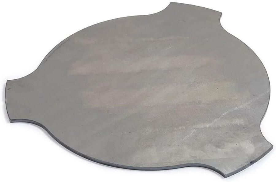 Tepanyaki Plate Grillplaat Ronde Plaat Japans Koken Roestvrij Staal 304 2200 Grams Multicolour