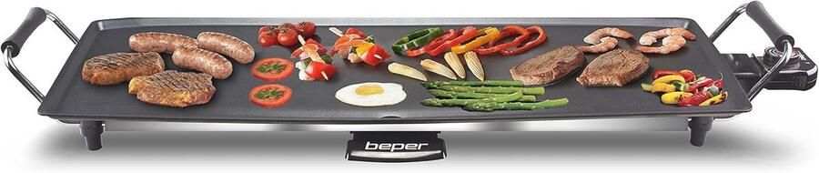 Teppanyaki Bakplaat 70cm Groot Kookoppervlak met Antiaanbaklaag en Regelbare Temperatuur 1800W
