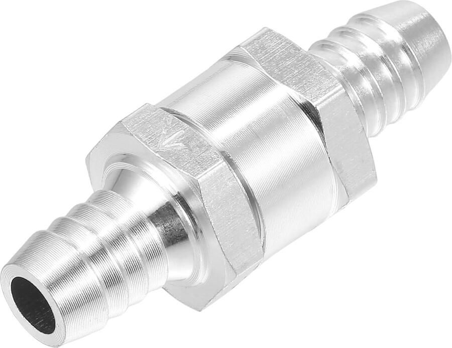 Terugslagklep Interne Eenrichtings Terugslagklep voor Brandstofsystemen Duurzaam Aluminiumlegering 1 2 12mm Buitendiameter 1 stuk