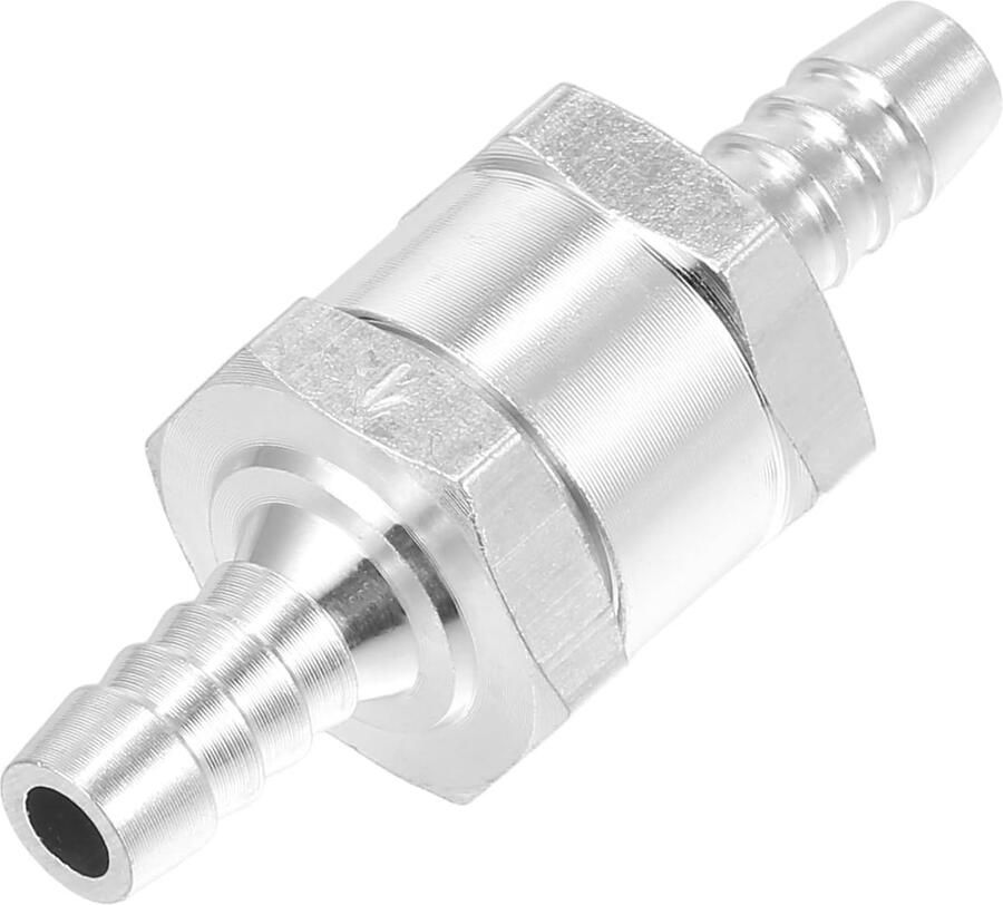 Terugslagklep Interne Eenrichtings Terugslagklep voor Brandstofsystemen Duurzaam Aluminiumlegering 5 16 8mm Buitendiameter 1 stuk