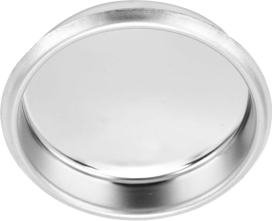 Terugspoelschijven Blinde manden Koffiemachine reinigen Roestvrijstalen constructie 8 stuks 54 mm Zilver