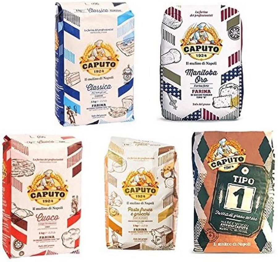 Testpakket Napoli Pizzameel 5x 1kg Biologisch