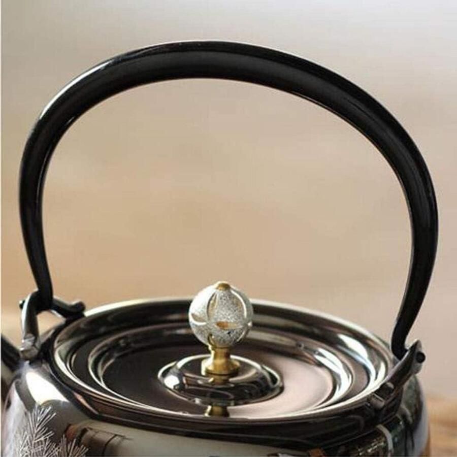 Thee Ketel Waterkoker Theepot Thee Koffie Brouwen Morsvrije Tuit 1L Roestvrij staal