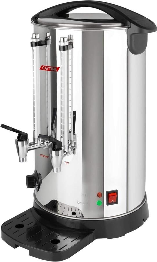 Thee Machine Waterkoker Samovar Warme Dranken Dubbelwandig Geïsoleerd 12 Liter Capaciteit Roestvrij Staal