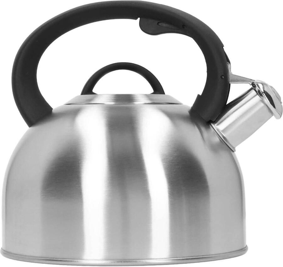 Thee Waterkoker Fluitketel RVS Snel Water Koken Geïsoleerd Handvat 3 Liter Capaciteit Zilver