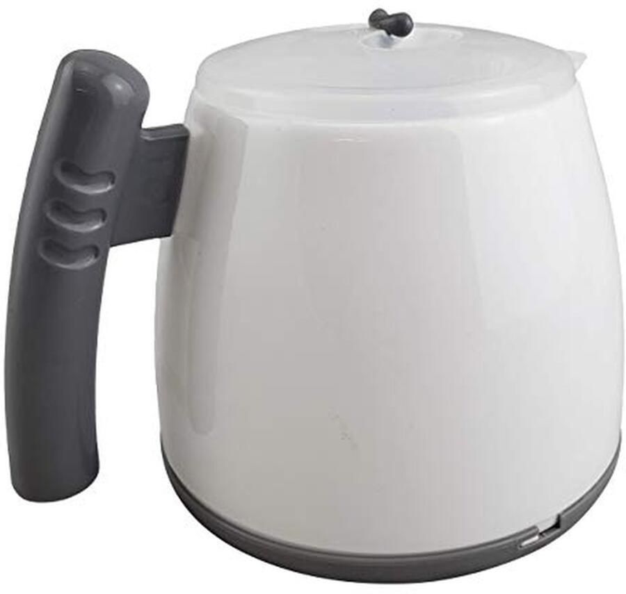 Thee Waterkoker Magnetron Waterkoker Snel Thee Zetten Dubbel Geïsoleerd 800 Ml Wit