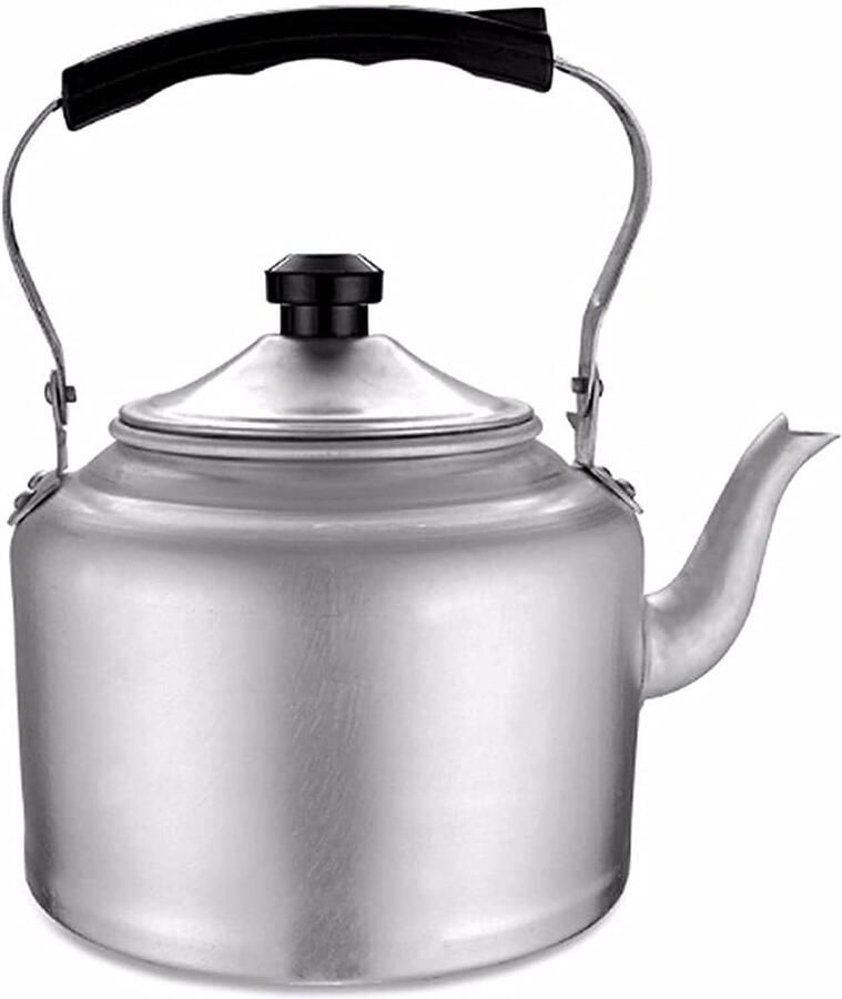 Theeketel met Fluit Waterketel Water Koken Snelle Warmtegeleiding 3L Zilver