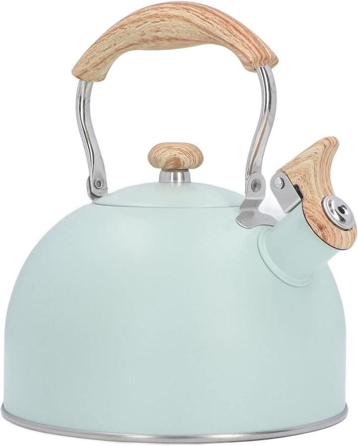 Theeketel met fluit Waterkoker fornuis Water koken Grote capaciteit 2.5 Liter Roestvrij staal