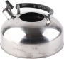 Theeketel Roestvrij Staal Waterkoker Fluitketel Snel Water Koken Anti-verbrandingshandvat 3L Capaciteit Zilver - Thumbnail 2